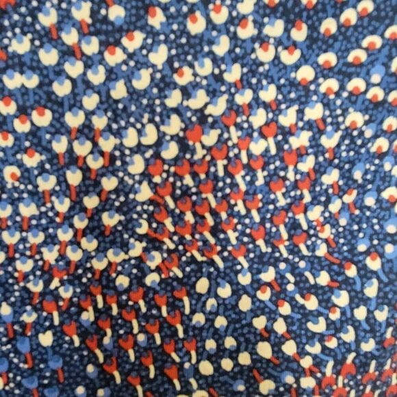 Boden Multicolor Casual Weekend Jersey  Cap Sleeve Scoop Neck Fiitted Dress w/ p - Picture 4 of 5